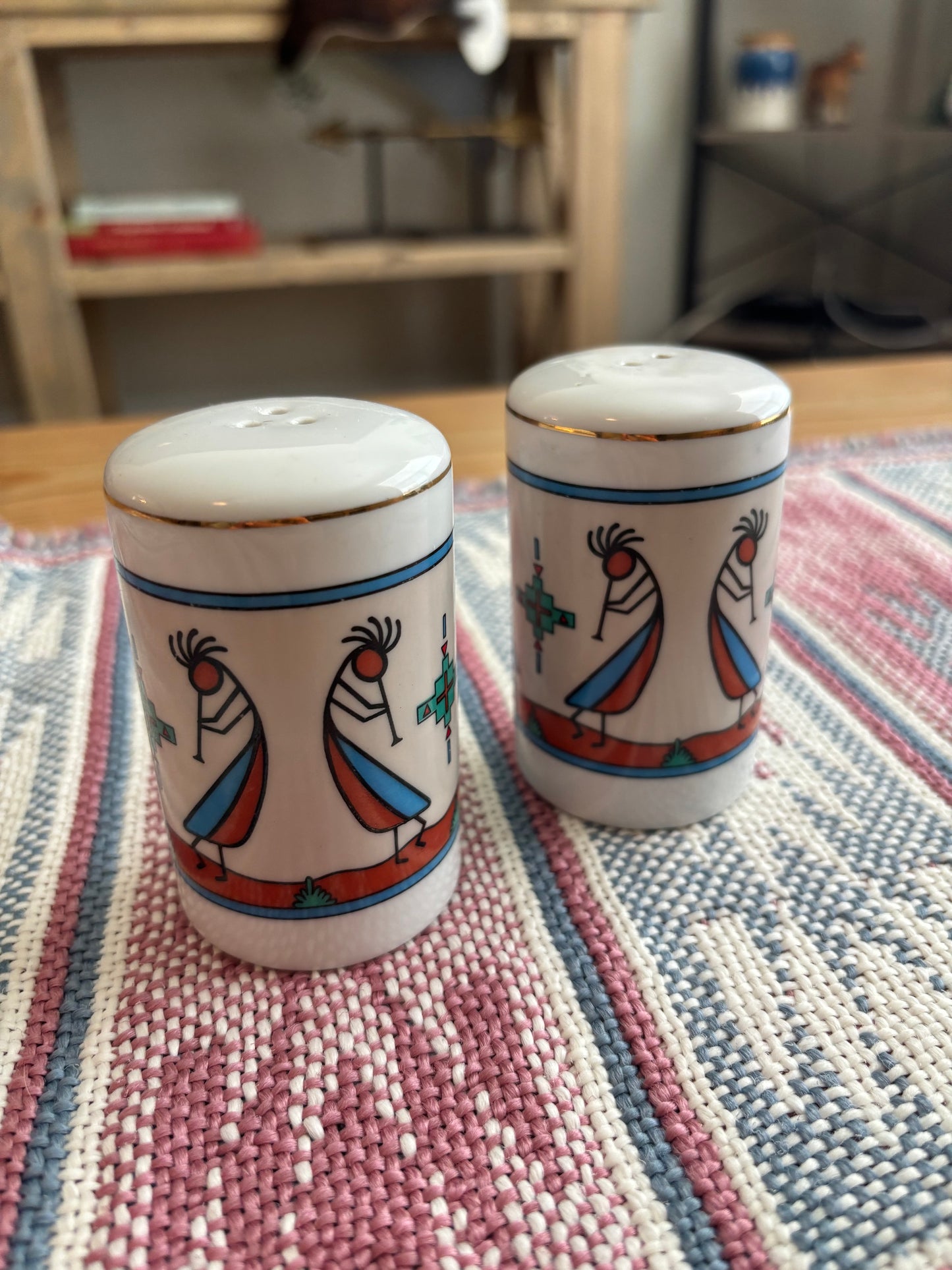 MAACK KOKOPELLI SALT & PEPPER SHAKER SET *VINTAGE*