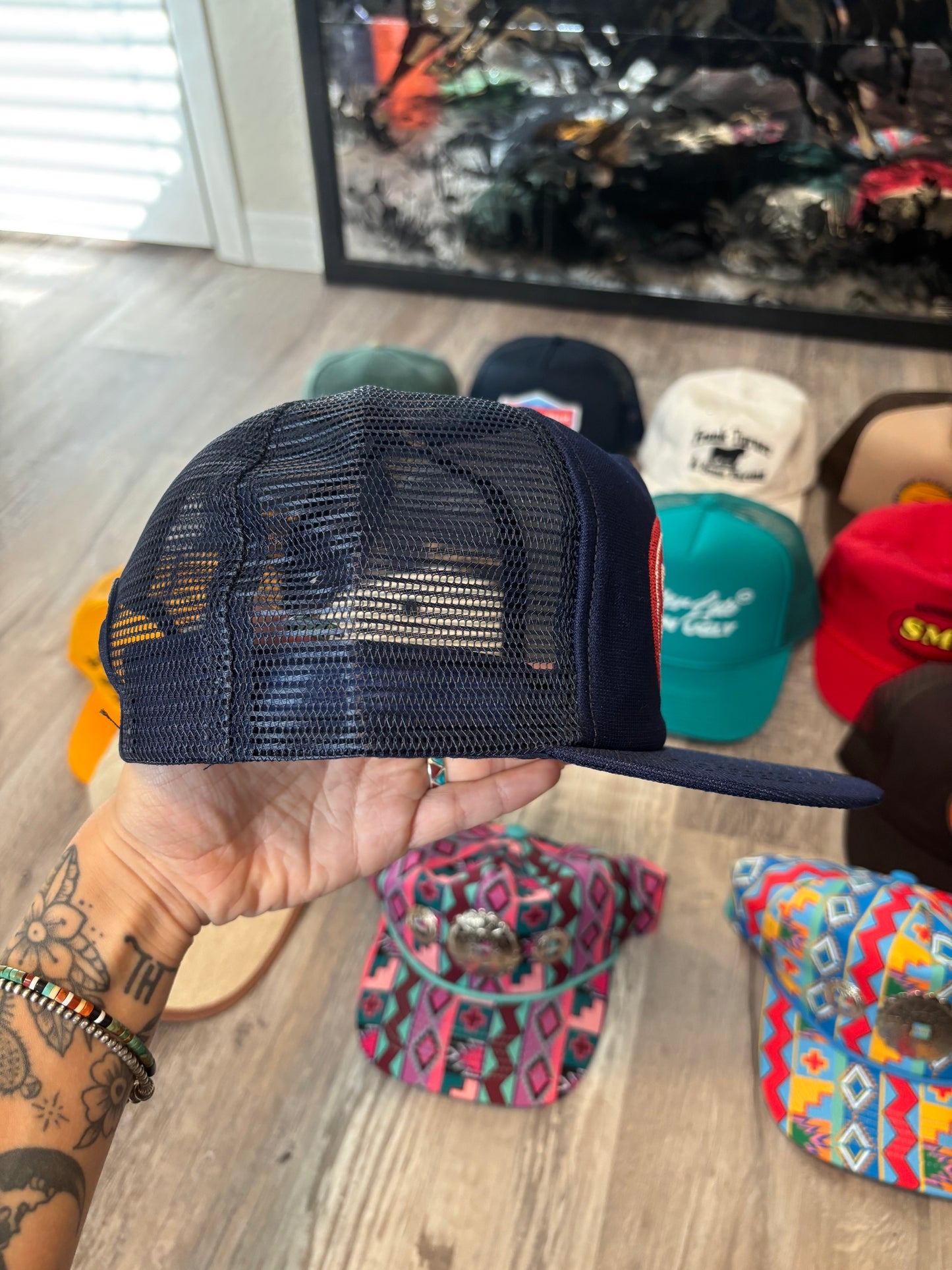 *VINTAGE* SUNPAC TRUCKER HAT
