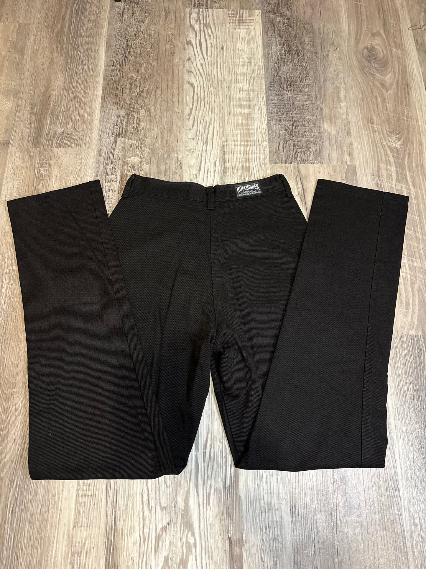 26” RARE RED/TAN/BLACK ROUGHRIDER BAREBACK JEANS *VINTAGE*