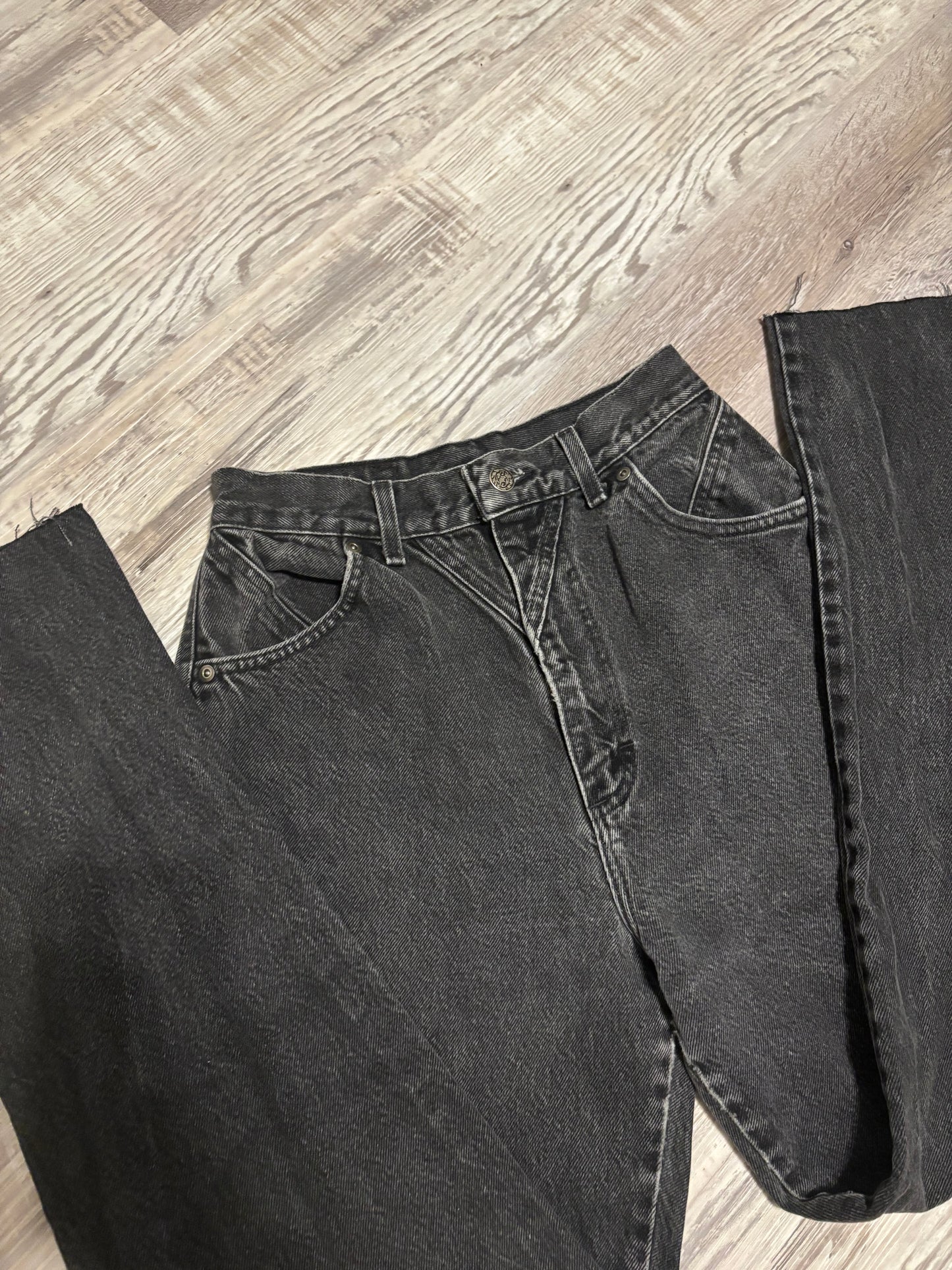 *VINTAGE* 26” BLACK OZARK BAREBACK JEAN