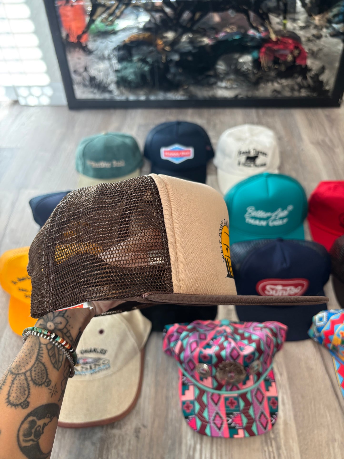 *VINTAGE* WEST POINT DAIRY TRUCKER HAT