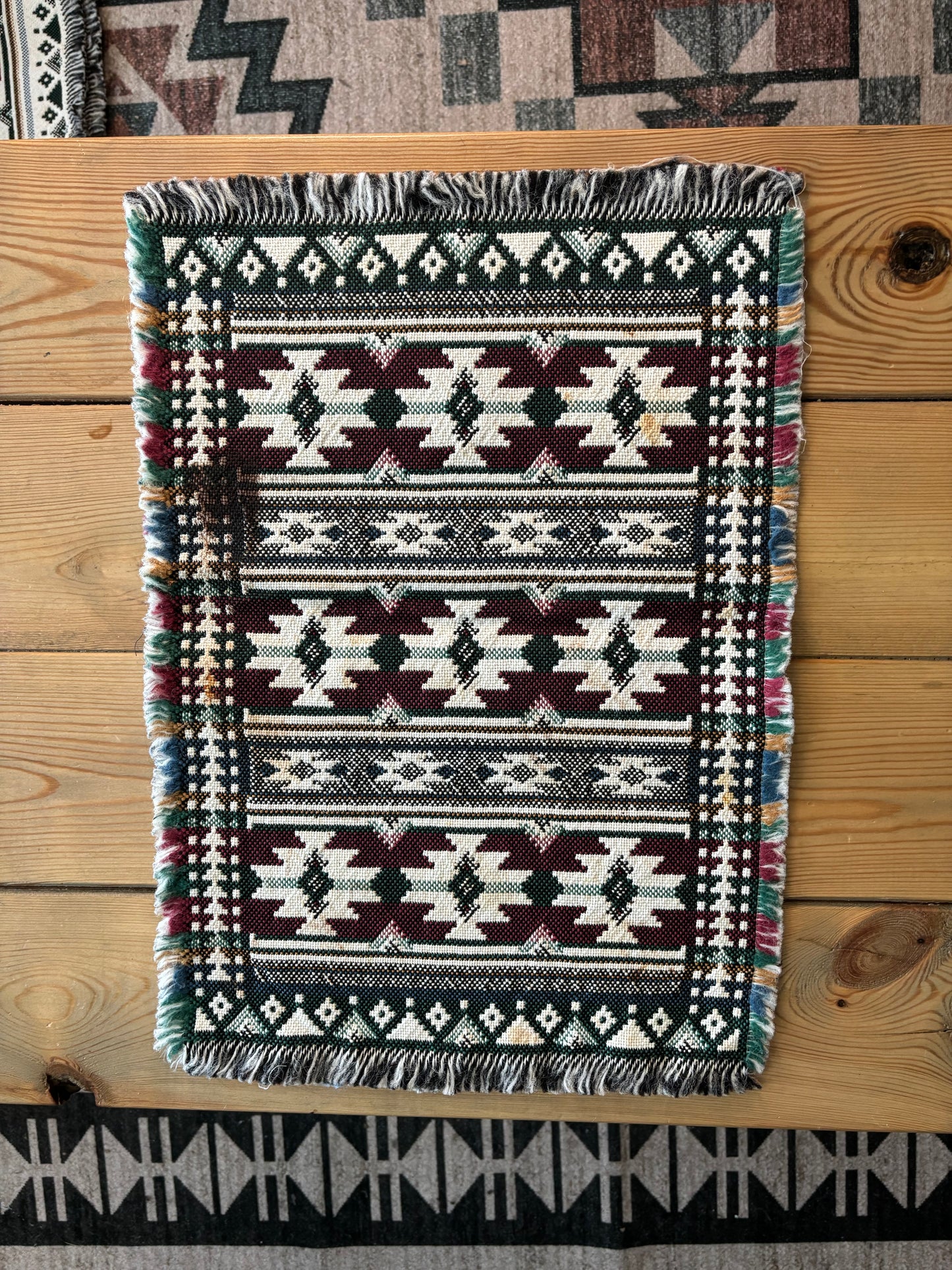 *VINTAGE* AZTEC PLACEMATS SET OF 4