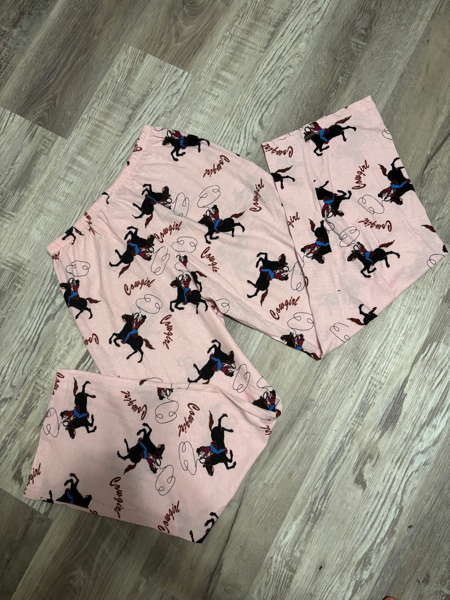 *VINTAGE* PINK COWGIRL JAMMIE PANTS