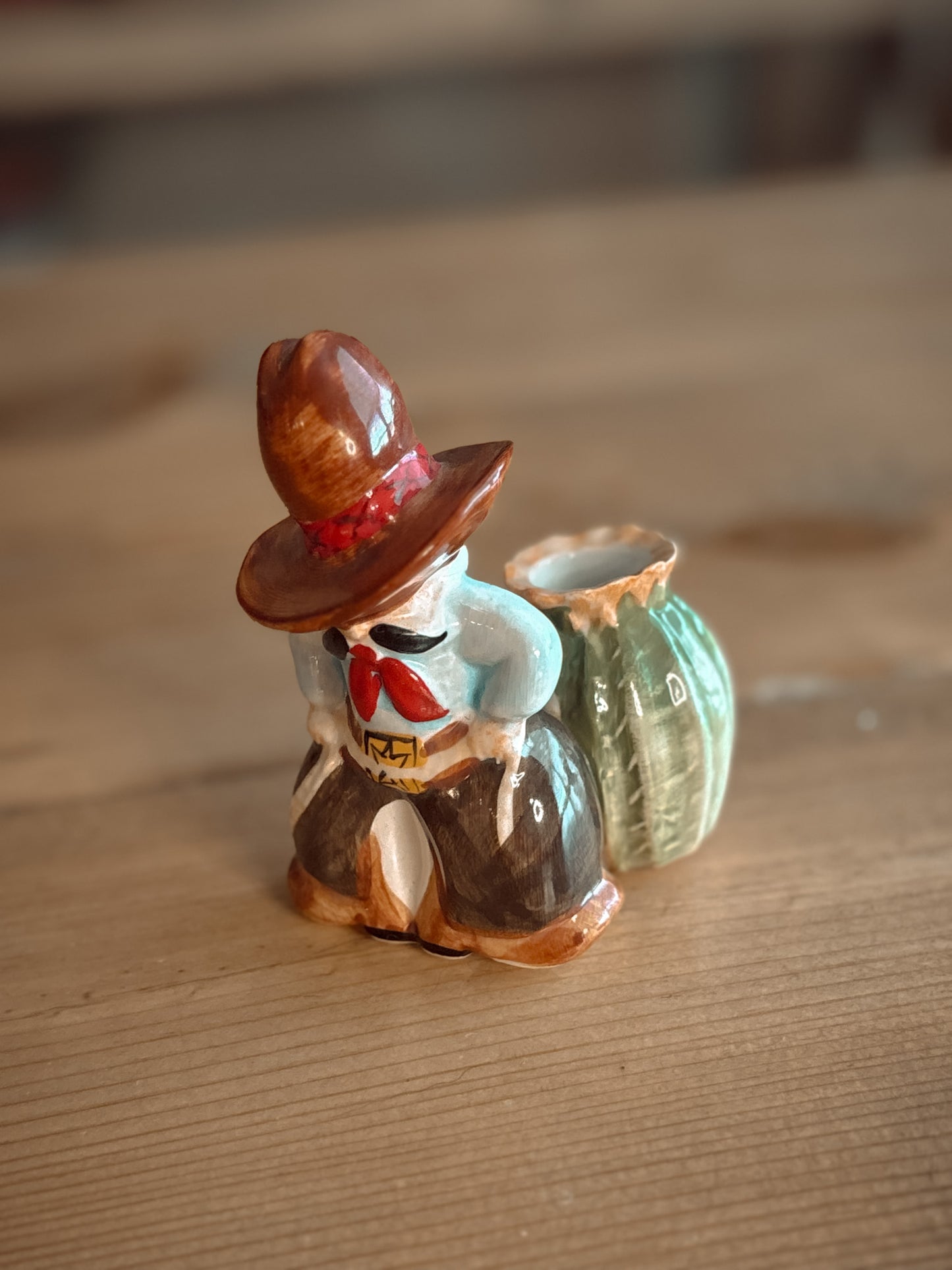 *VINTAGE* SOMBRERO MAN TOOTHPICK HOLDER