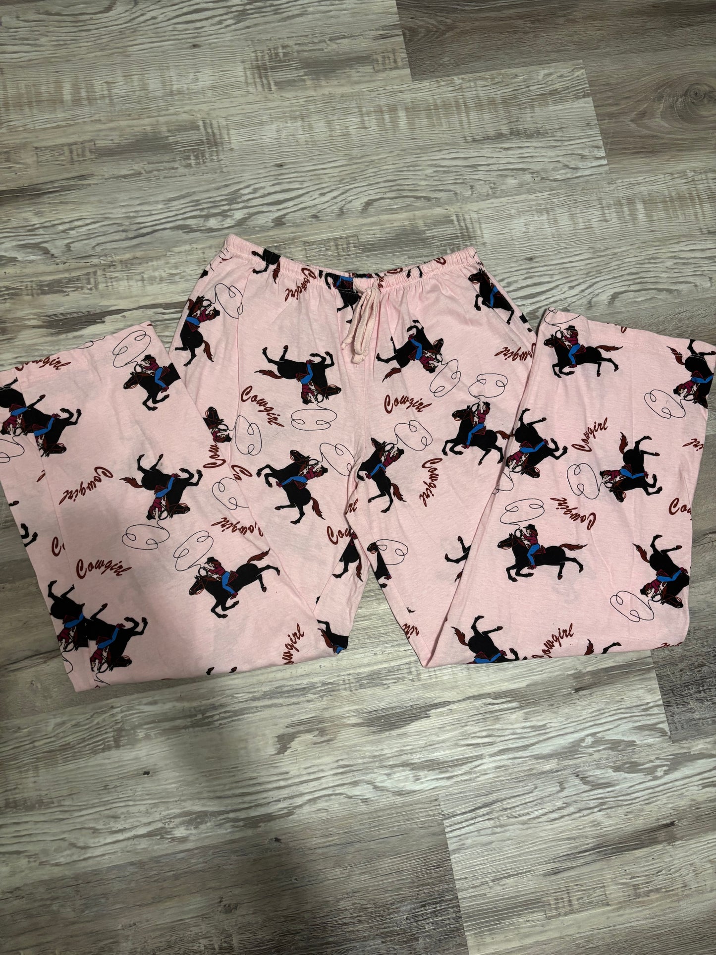 *VINTAGE* PINK COWGIRL JAMMIE PANTS