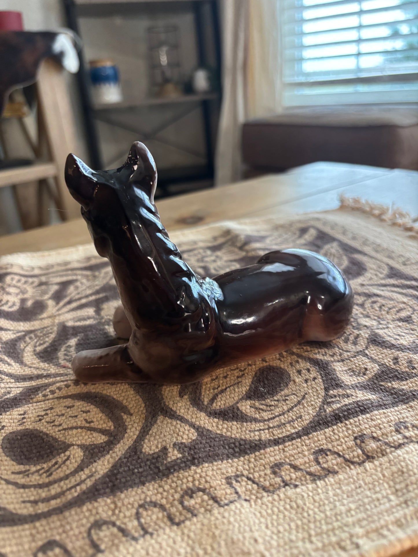 CAST IRON FOAL STATUE