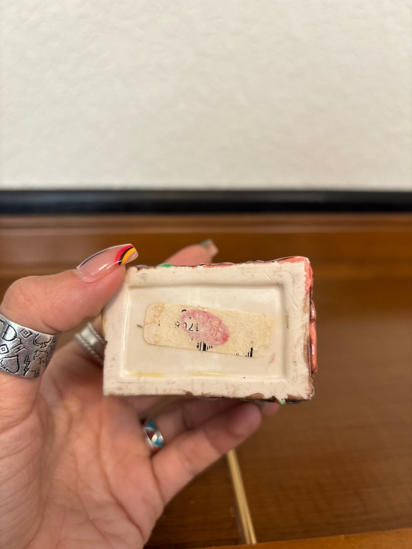 *VINTAGE* TEXAS CERAMIC TRINKET BOX