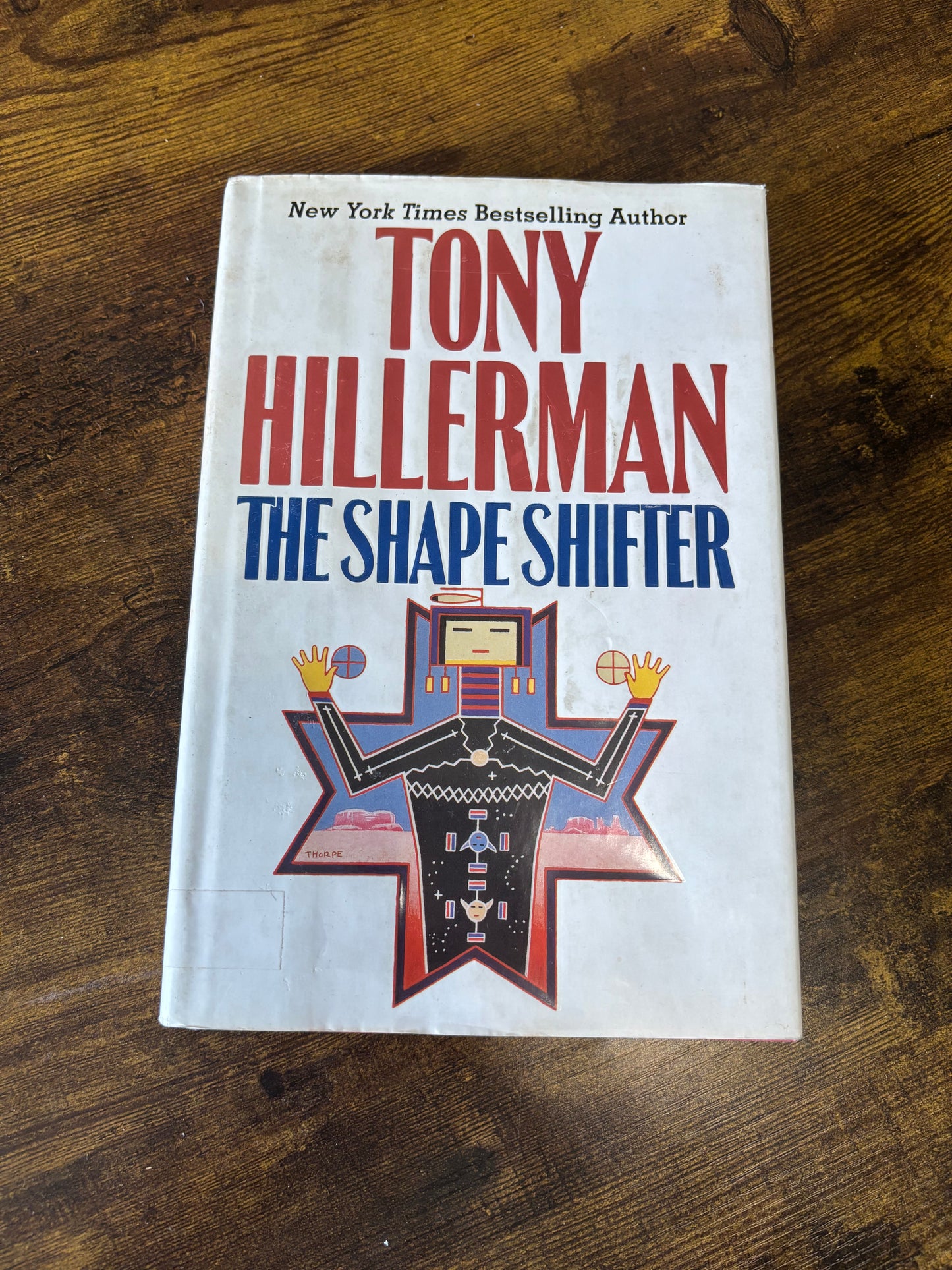 *VINTAGE* HARDCOVER TONY HILLERMAN SET OF 2 BOOKS- THE FALLEN MAN, THE SHAPESHIFTER
