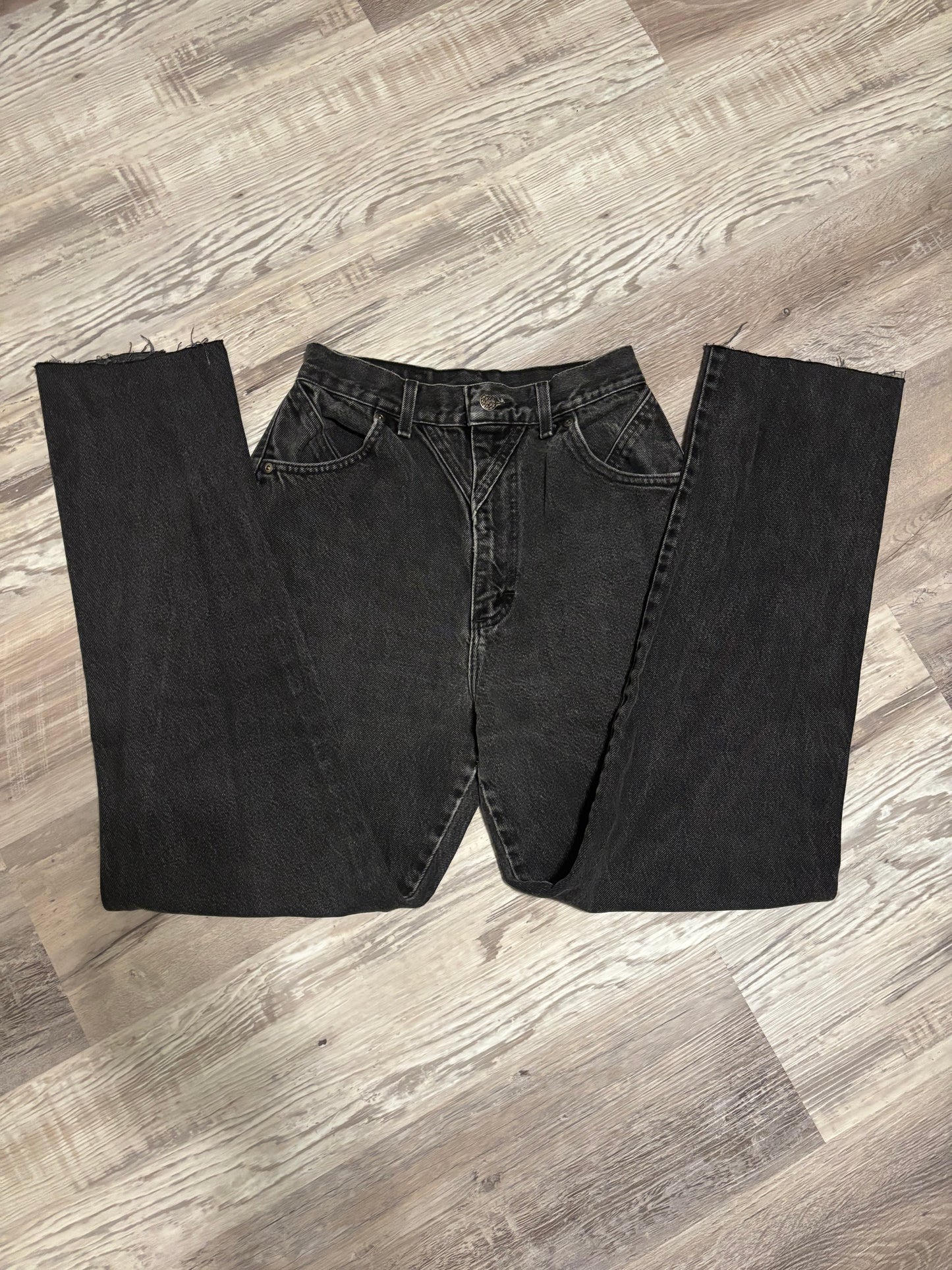 *VINTAGE* 26” BLACK OZARK BAREBACK JEAN