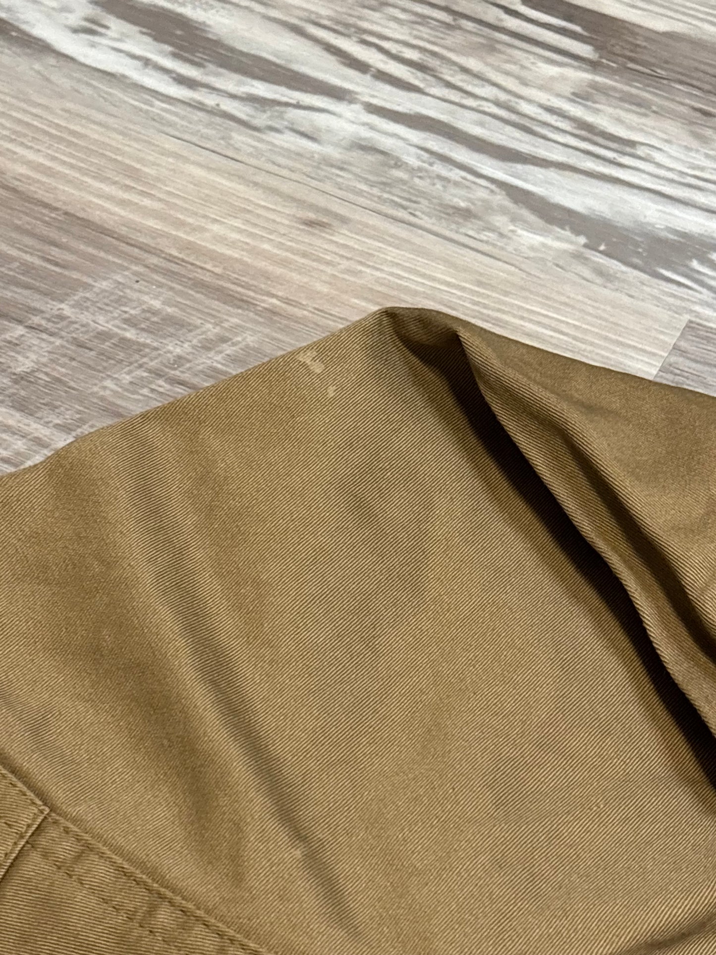 WRANGLER HEAVY DUTY KHAKI TAN PEARL SNAP SHIRT