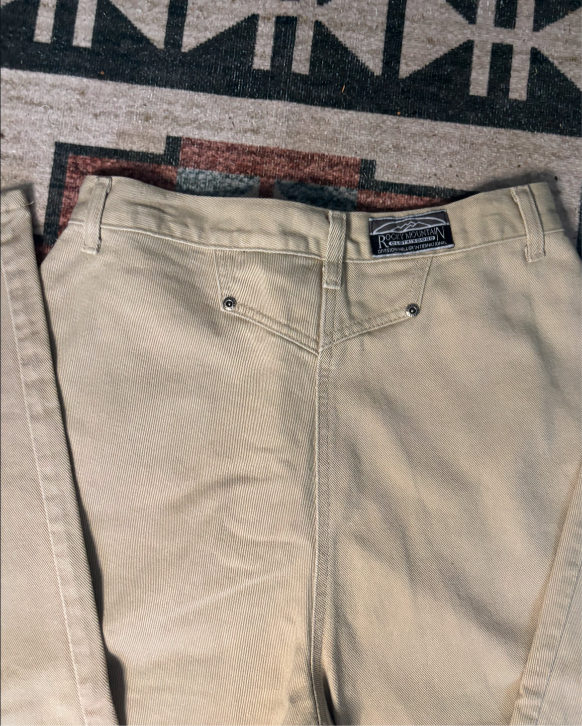 29” KHAKI ROCKIES BAREBACK JEANS *VINTAGE*