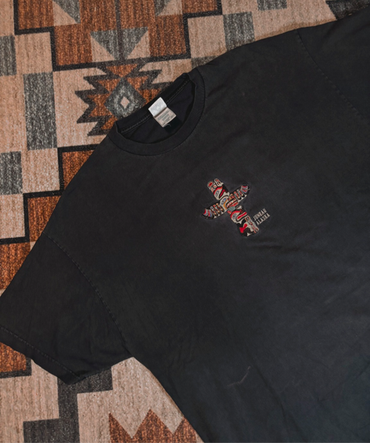 JUNEAU ALASKA TOTEM EMBROIDERED TEE *VINTAGE*