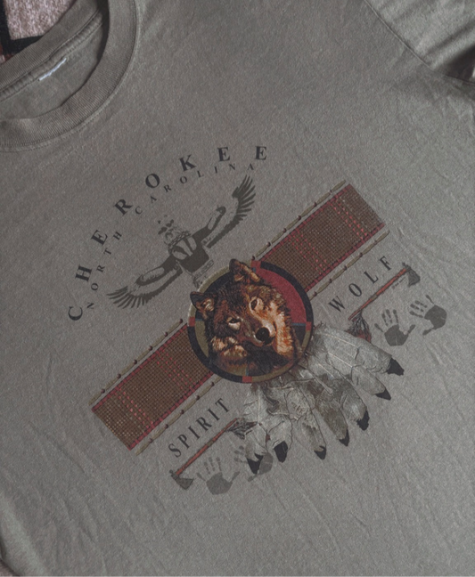 CHEROKEE WOLF TEE *VINTAGE*