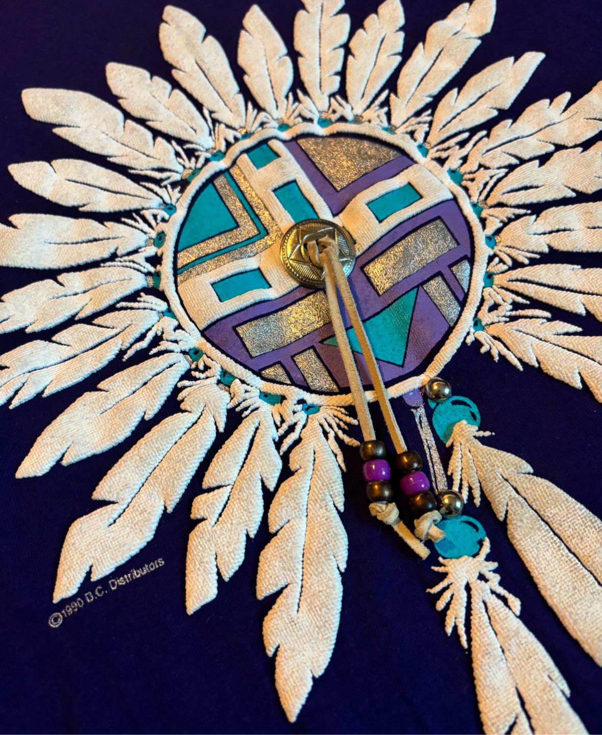 LAUGHLIN SUNFACE CONCHO PUFF TEE *VINTAGE*