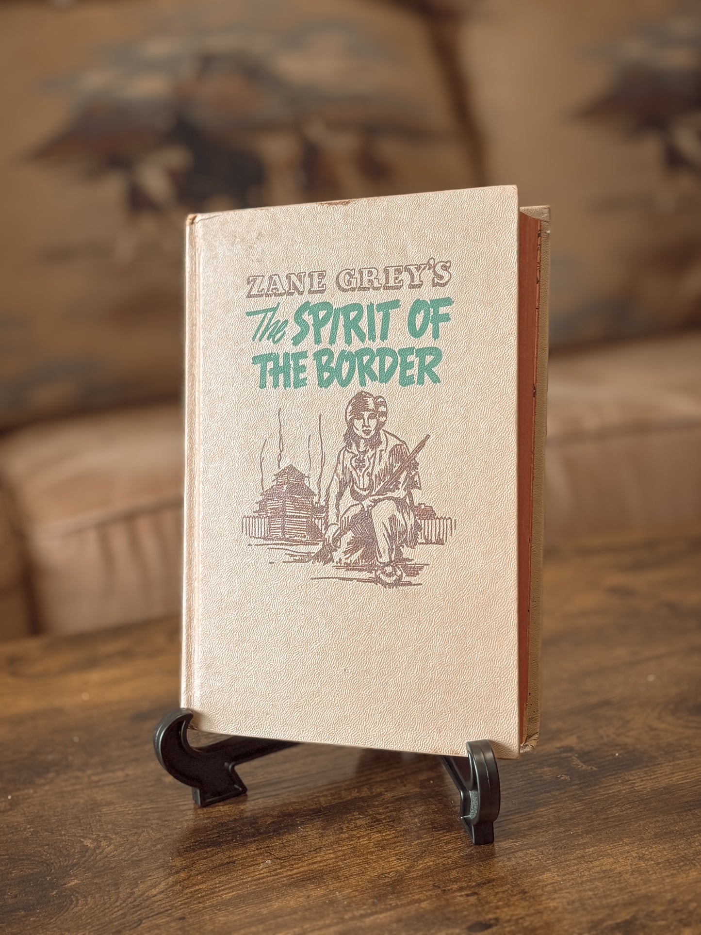 *VINTAGE* ZANE GREY, THE SPIRIT OF THE BORDER, HARDBACK BOOK