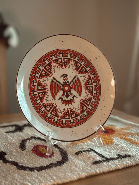 *VINTAGE* THUNDERBIRD DECORATIVE PLATE TRINKET TRAY