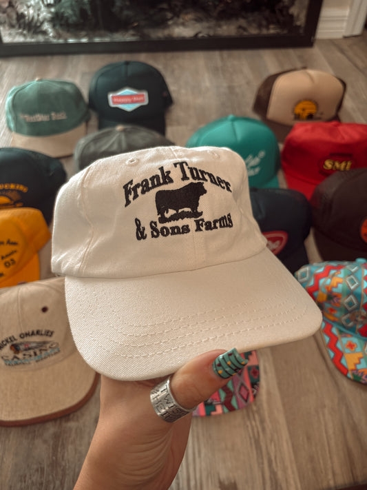 *VINTAGE* FRANK TURNER BULLS CATTLE HAT