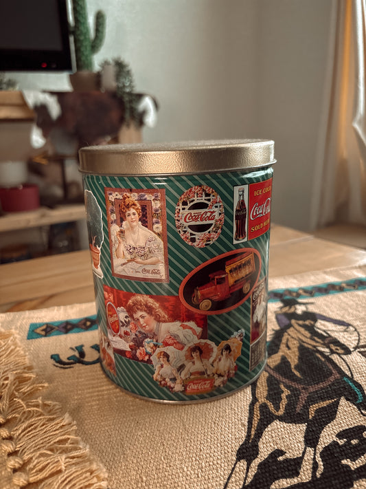 *VINTAGE* COCA COLA *EMPTY* PUZZLE TIN