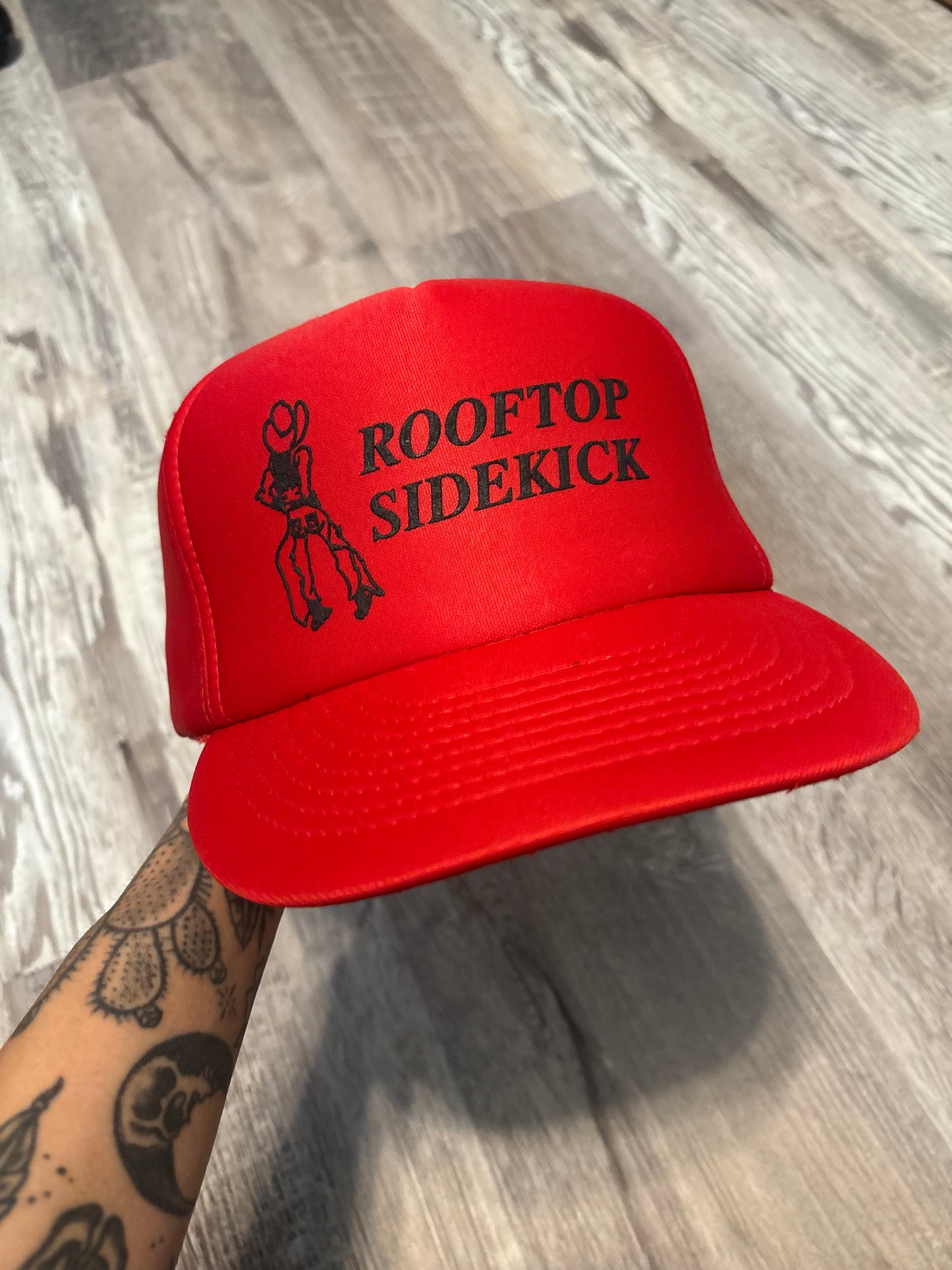 ROOFTOP SIDEKICK TRUCKER SNAPBACK HAT *VINTAGE*