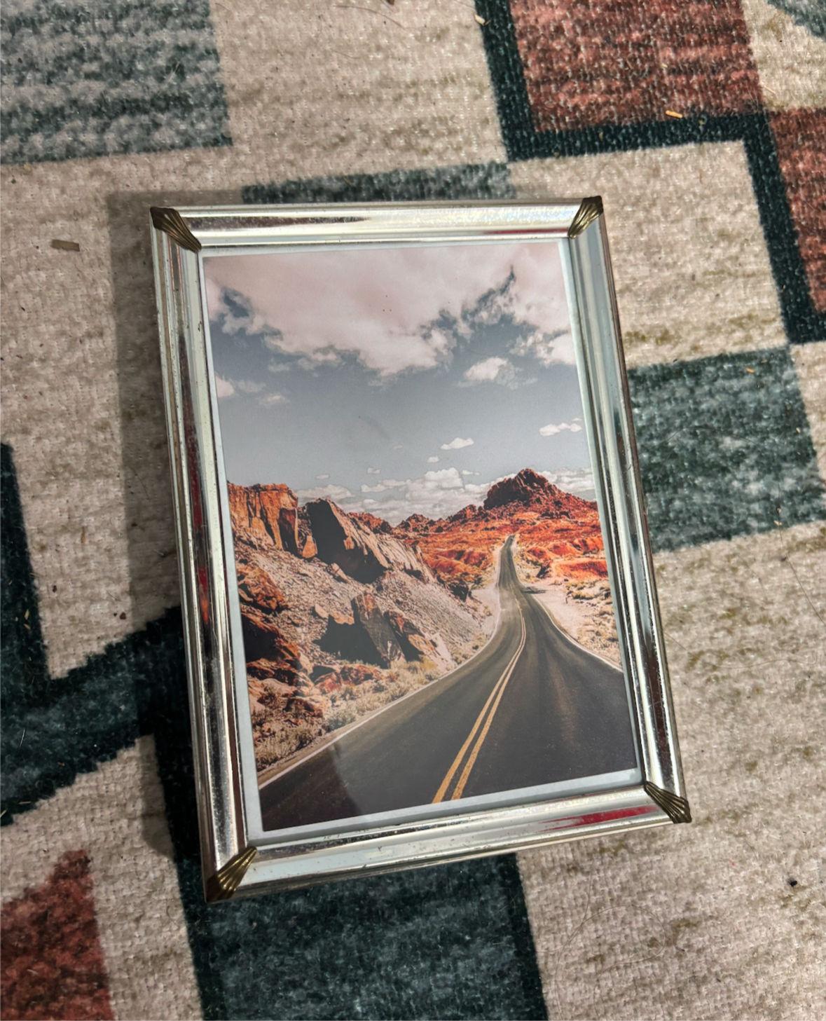 ROAD FRAMED PRINT *VINTAGE FRAME*
