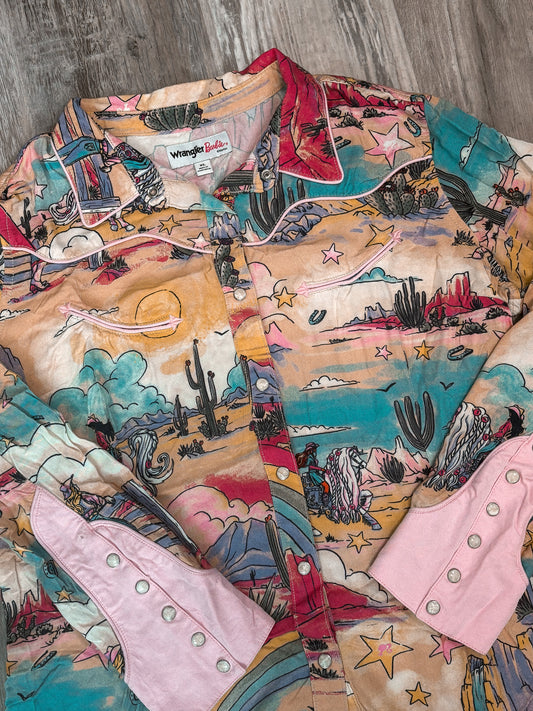 BARBIE PEARL SNAP SHIRT