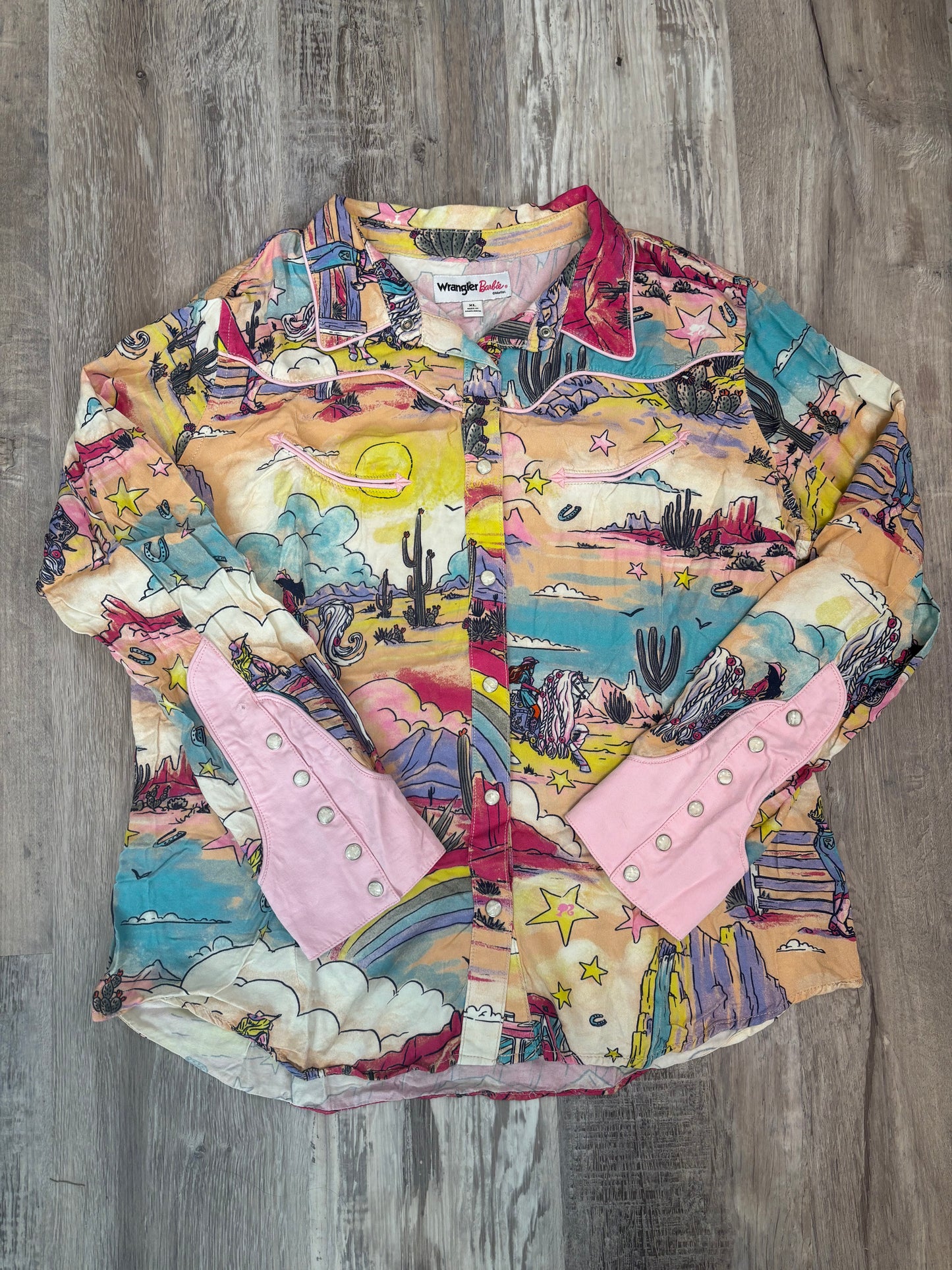 BARBIE PEARL SNAP SHIRT