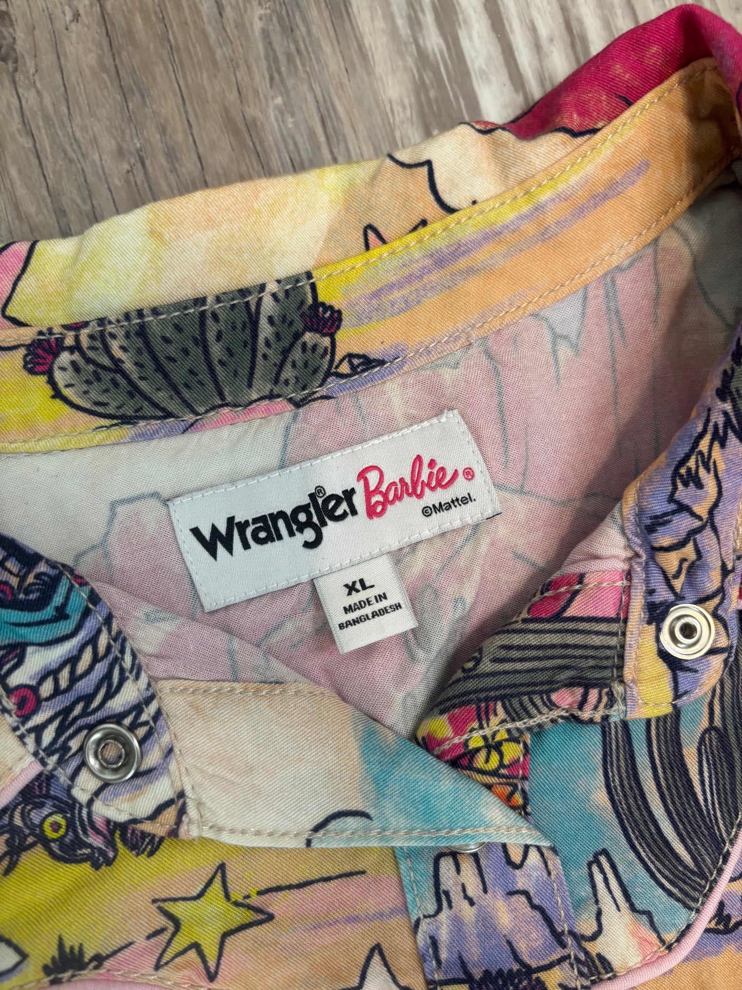 BARBIE PEARL SNAP SHIRT