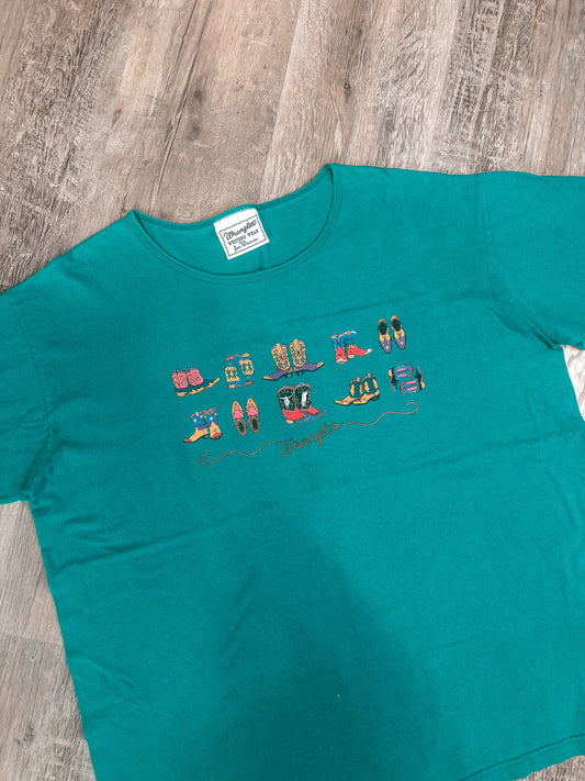 WRANGLER BOOTS TEE *VINTAGE*