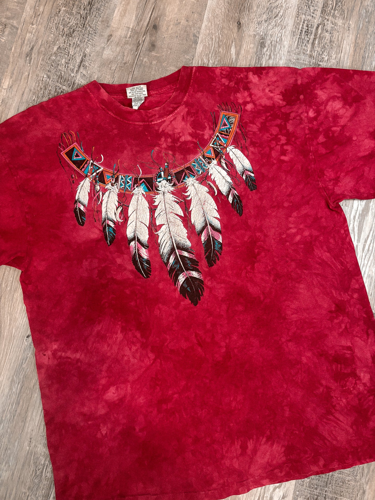 SINGLE STITCH FEATHERS TEE *VINTAGE*