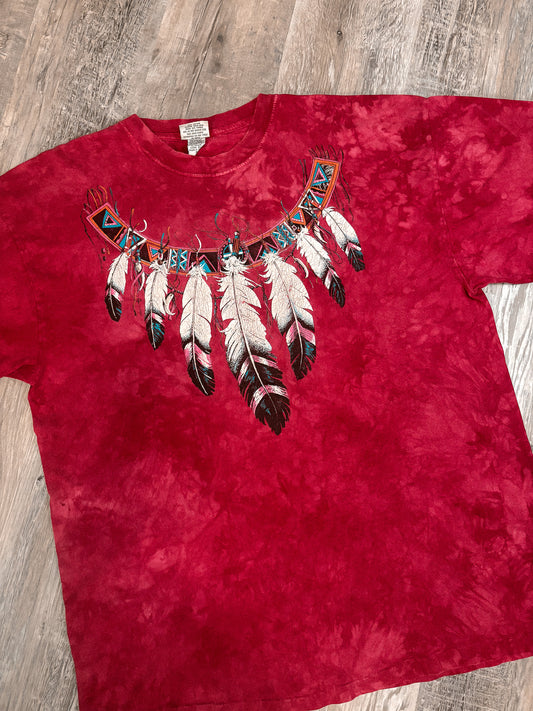SINGLE STITCH FEATHERS TEE *VINTAGE*