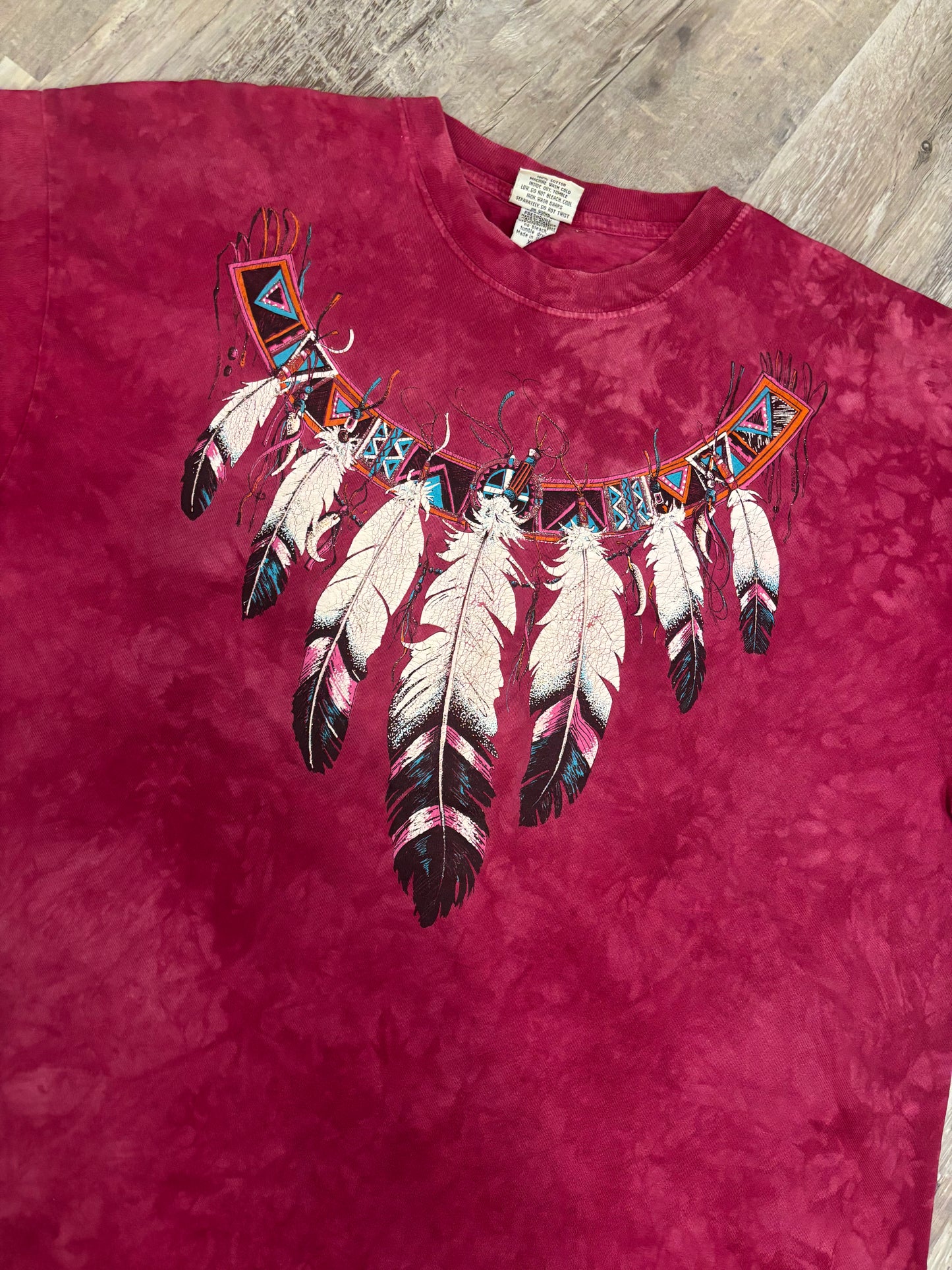 SINGLE STITCH FEATHERS TEE *VINTAGE*