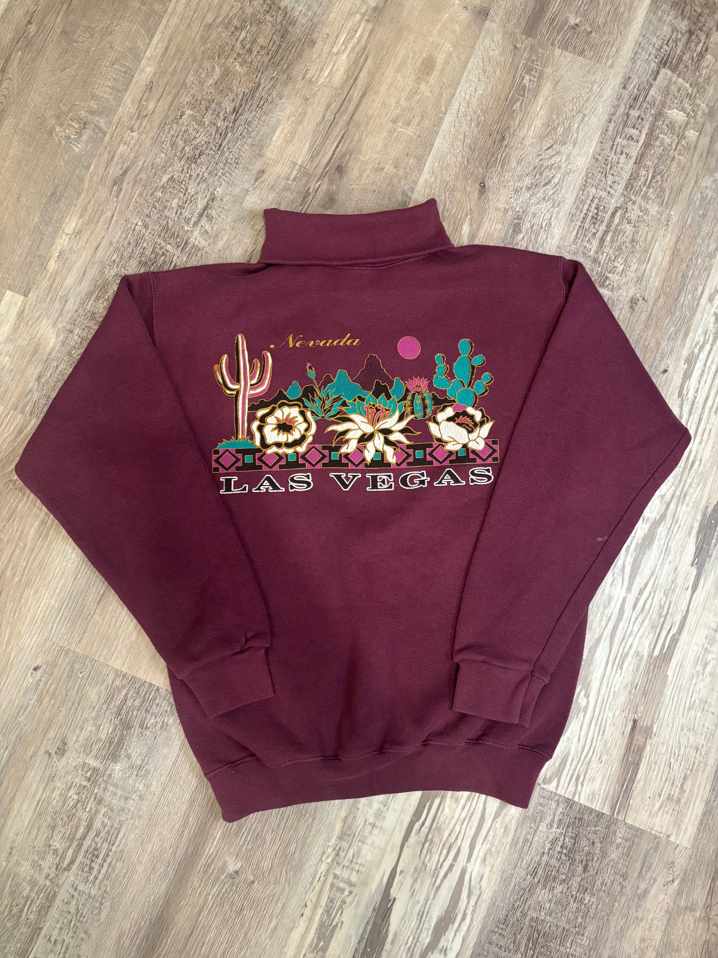 LAS VEGAS COLLARED SWEATSHIRT *VINTAGE*