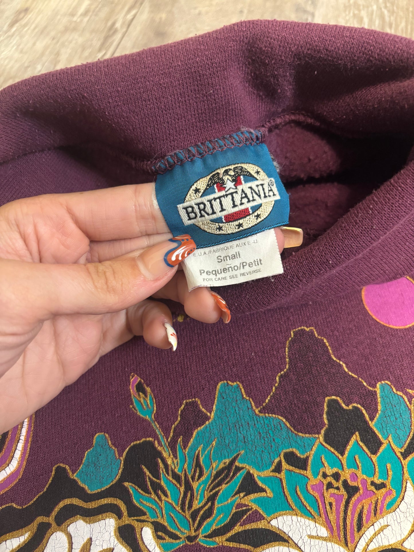 LAS VEGAS COLLARED SWEATSHIRT *VINTAGE*