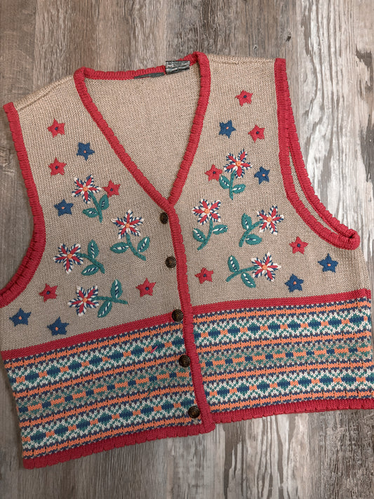 FLORAL GRANNY VEST
