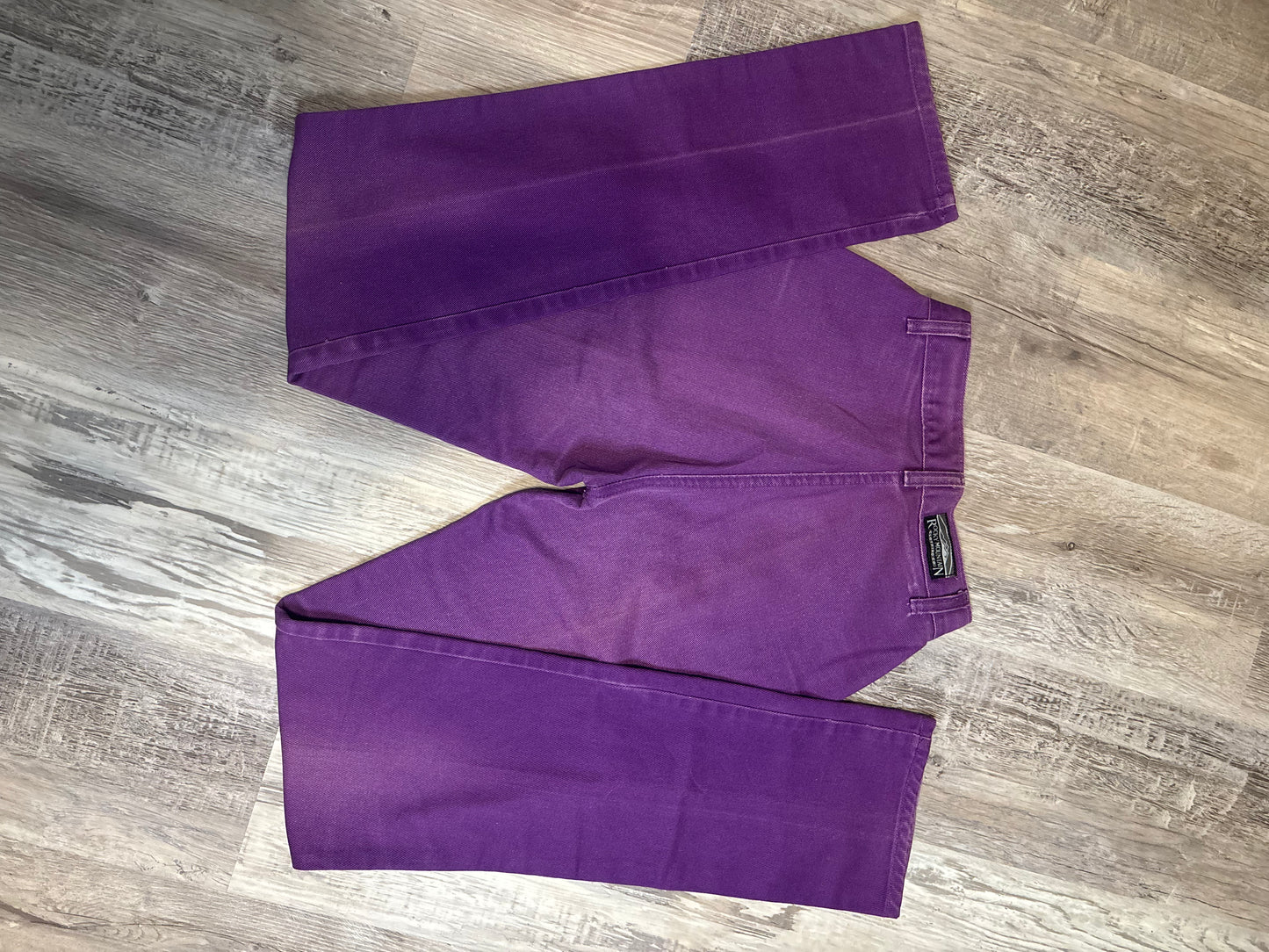 23" PURPLE ROCKIES BAREBACK JEANS *VINTAGE*