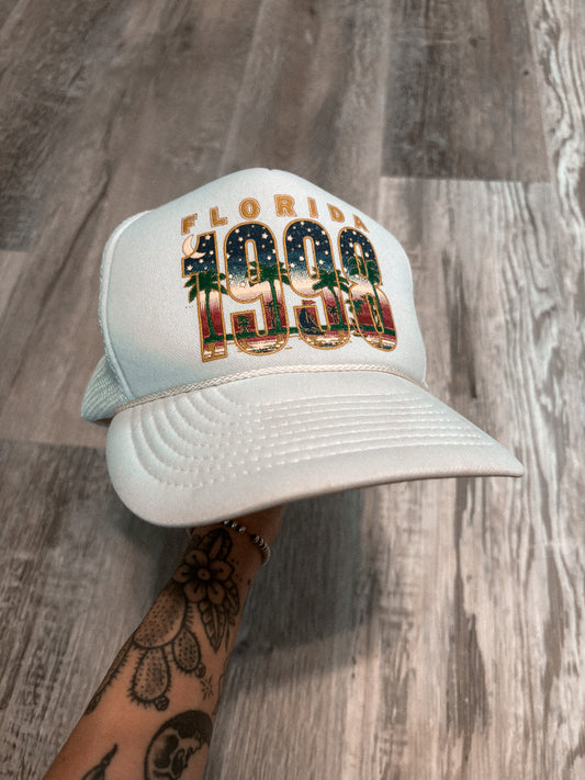 FLORIDA 1998 TRUCKER HAT *VINTAGE*