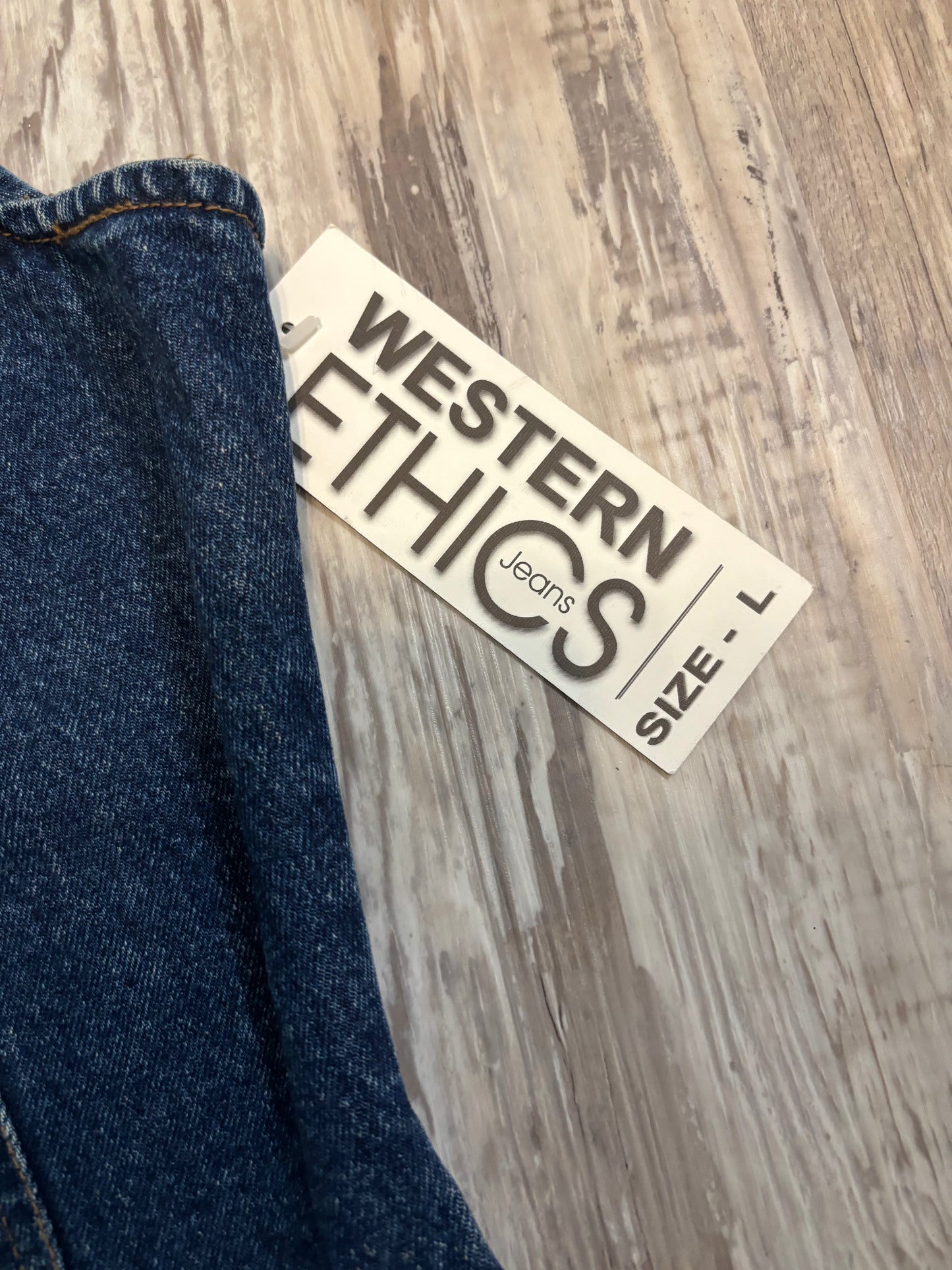 DEADSTOCK RODEO QUEEN WESTERN ETHICS DENIM VEST *VINTAGE*