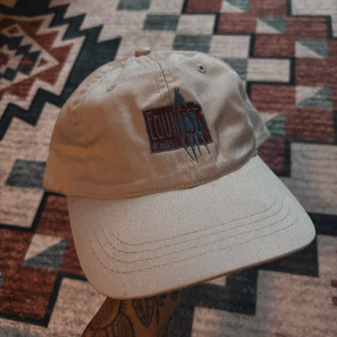 PURPLE/BLUE EQUIFEST HAT *VINTAGE*