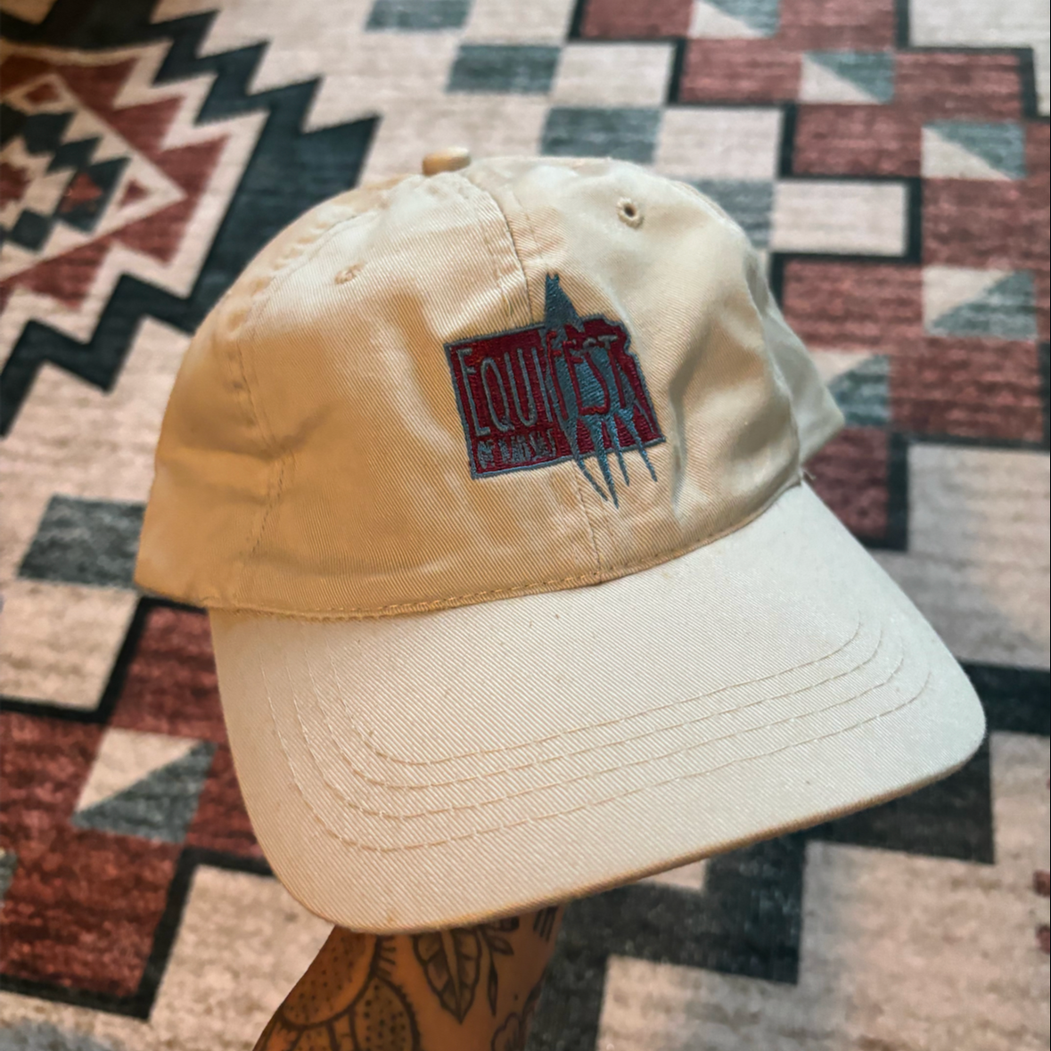 PURPLE/BLUE EQUIFEST HAT *VINTAGE*