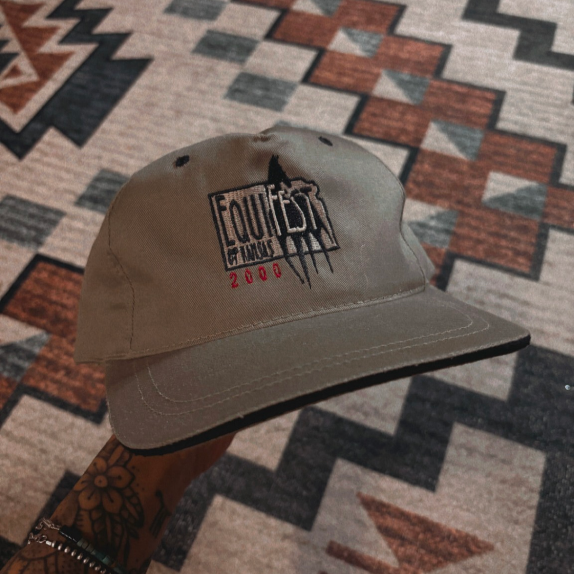 TAN EQUIFEST SNAPBACK *VINTAGE*