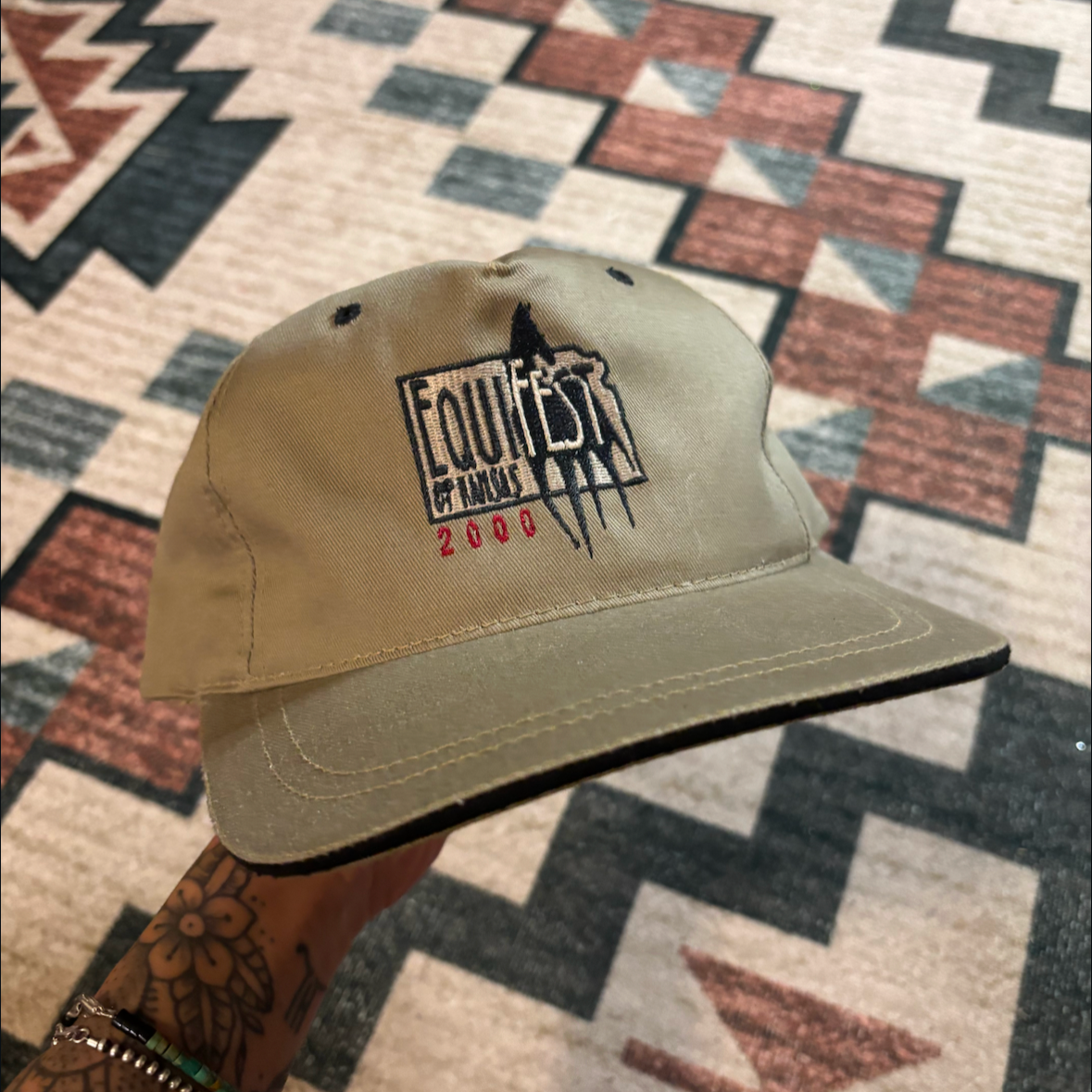 TAN EQUIFEST SNAPBACK *VINTAGE*