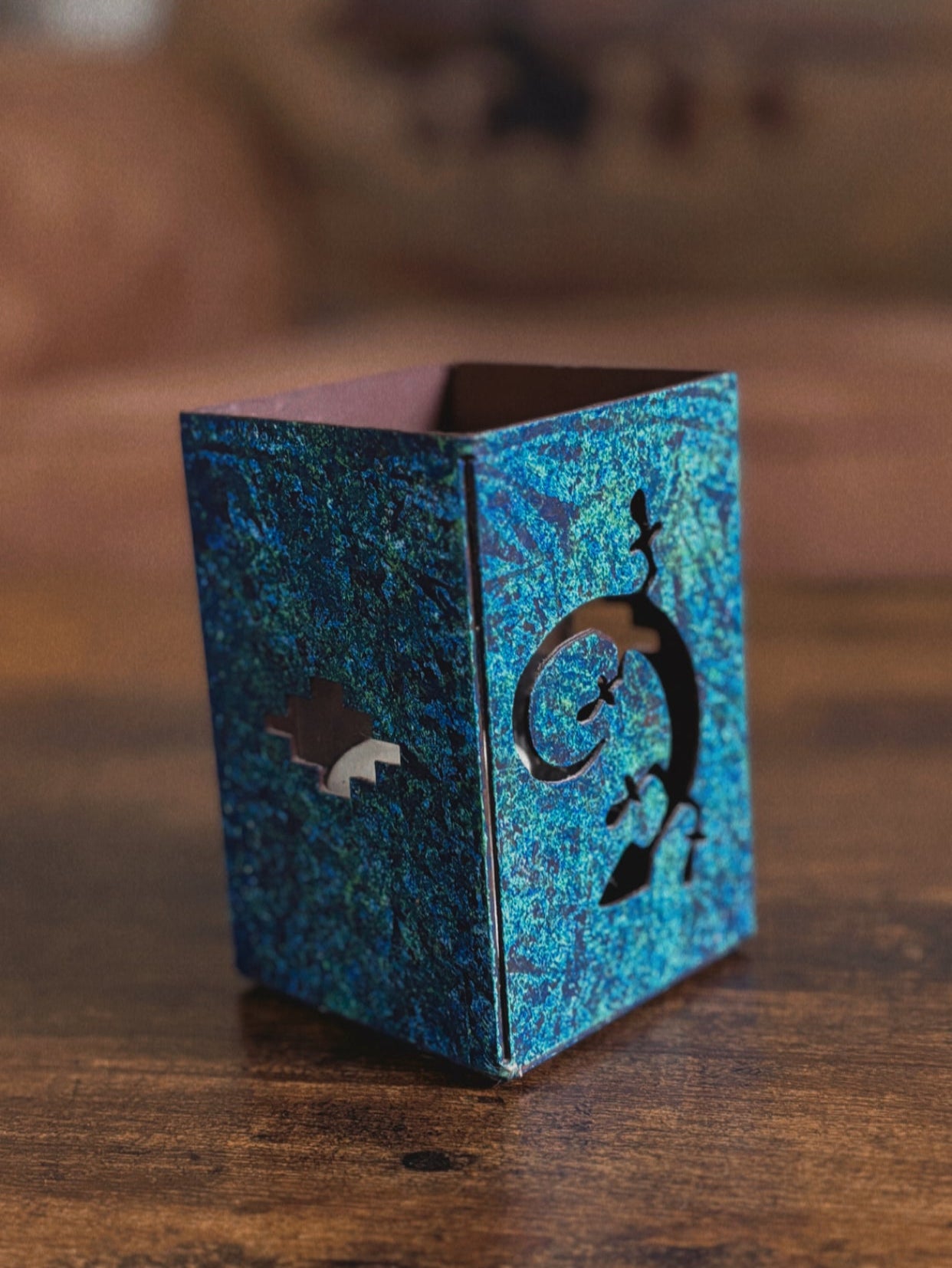 SOUTHWESTERN TEALIGHT *VINTAGE*